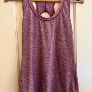 Athleta Heathered Burgundy Tank Top